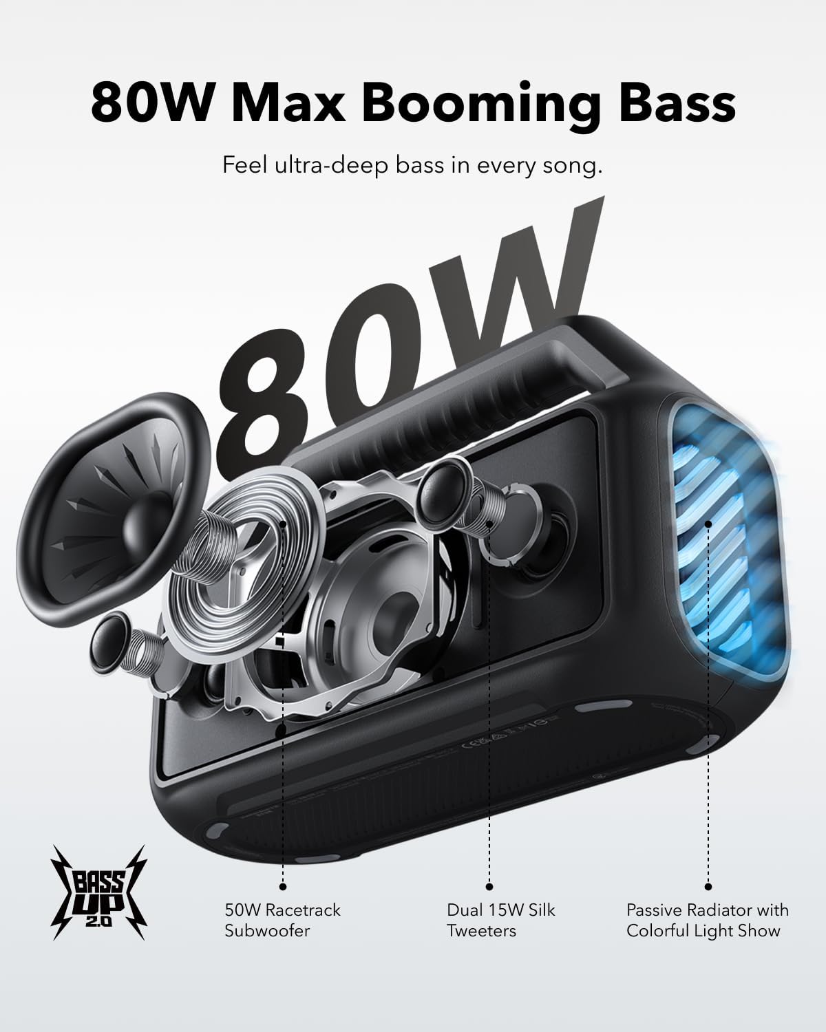 soundcore Boom 2 | Portable Bluetooth Outdoor Speaker